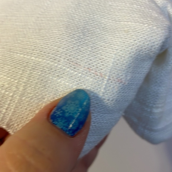 Cynthia Rowley New York White Linen Cotton Blend Scallop Hem Shorts size 4 - Picture 12 of 15